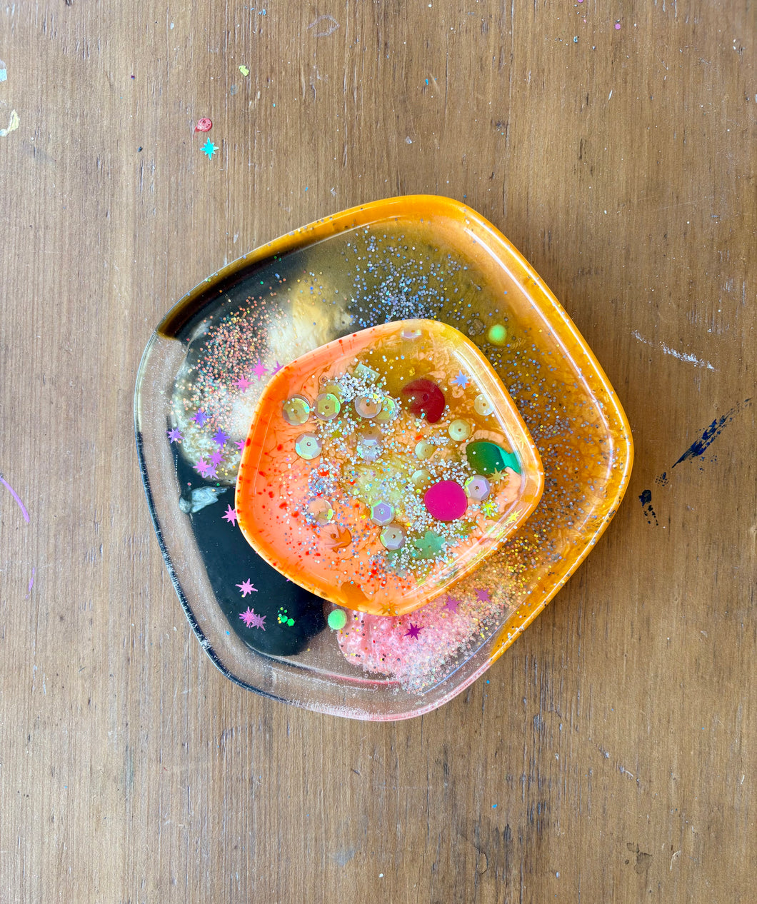 Orange time Resin Plate Set