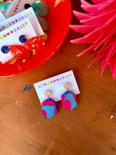 Load image into Gallery viewer, Neon Dreams Large Dangle Earring

