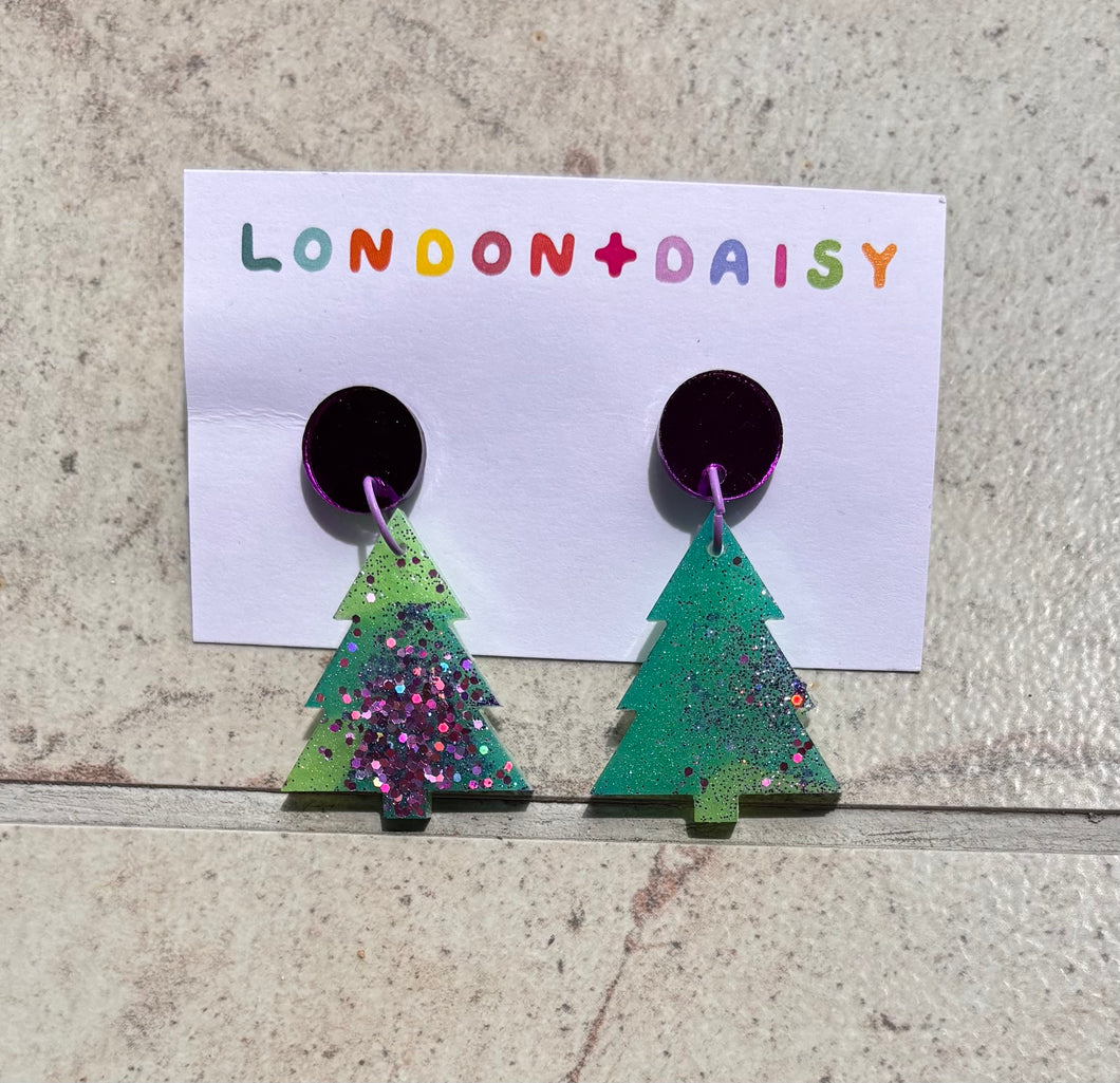 Christmas Tree Earrings 2