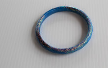 Load image into Gallery viewer, Bluebelle- Sparkly Resin Bangle
