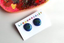 Load image into Gallery viewer, Bluey Sparkly Resin Studs Medium
