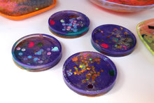 Load image into Gallery viewer, Ocean Dreams 4 piece Resin Coaster Set

