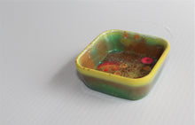 Load image into Gallery viewer, Sunshine Fun- Small square shaped resin trinket dish
