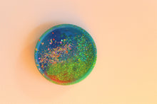 Load image into Gallery viewer, Sparkly Ocean Surprise- Handmade Resin Coaster

